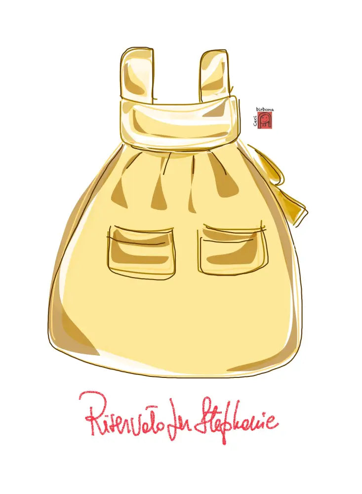 Reserved for Stephanie grembiule donna tessuti moderni