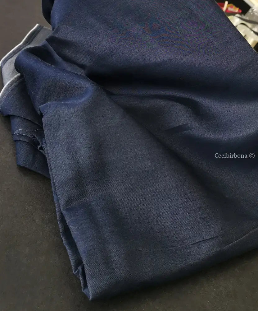 Reserved for Yeni Oh IN PREORDINE Il grembiule da cucina in chambray blu scuro grembiule donna tessuti moderni