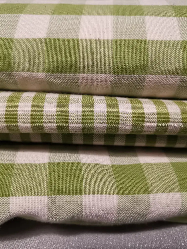 Riservato DISPONIBILE IN PREORDINE Grembiule da cucina per donna in cotone a quadri verde kiwi grembiule donna tessuti