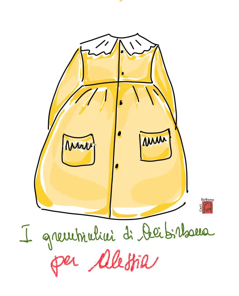 Riservato per Alessia Il grembiulino blu per scuola primaria grembiule scuola bimba