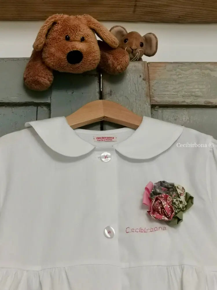 Riservato per Alma Grembiule bianco per bimba 5/6 grembiule scuola bimba