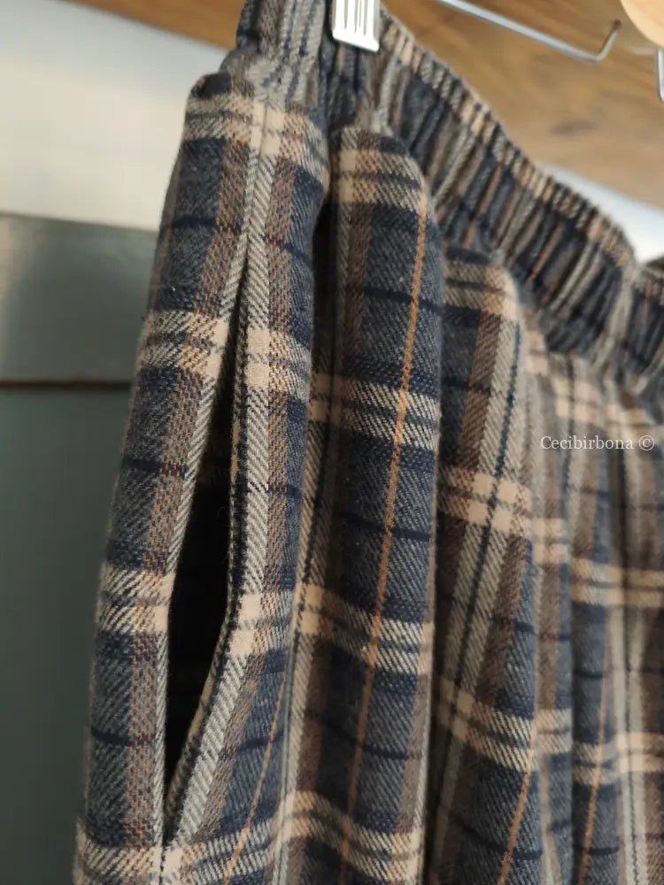 RISERVATO PER BRENDA Gonna in lana tartan (Ref. 120) gonna donna