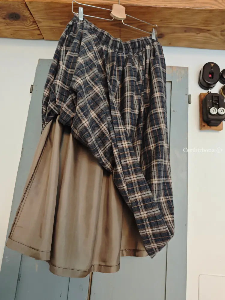 RISERVATO PER BRENDA Gonna in lana tartan (Ref. 120) gonna donna