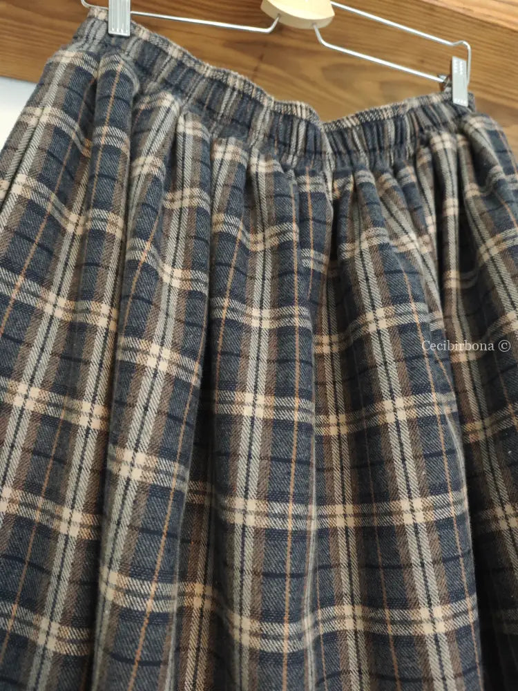 RISERVATO PER BRENDA Gonna in lana tartan (Ref. 120) gonna donna