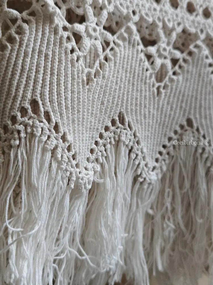 Riservato per Cristina Telo antico con monogramma DA e 35 sottopiatti all’ uncinetto biancheria antica per la casa