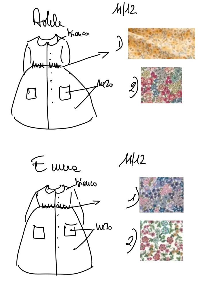 Riservato per Emma e Adele Il grembiulino nero con colletto pierrot per scuola primaria grembiule scuola bimba