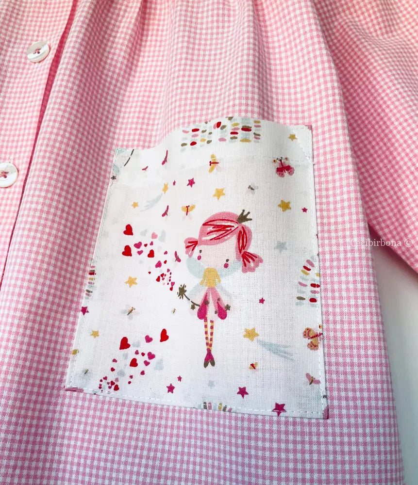 Riservato per Emma Il grembiulino con le topoline ballerine grembiule asilo bimba