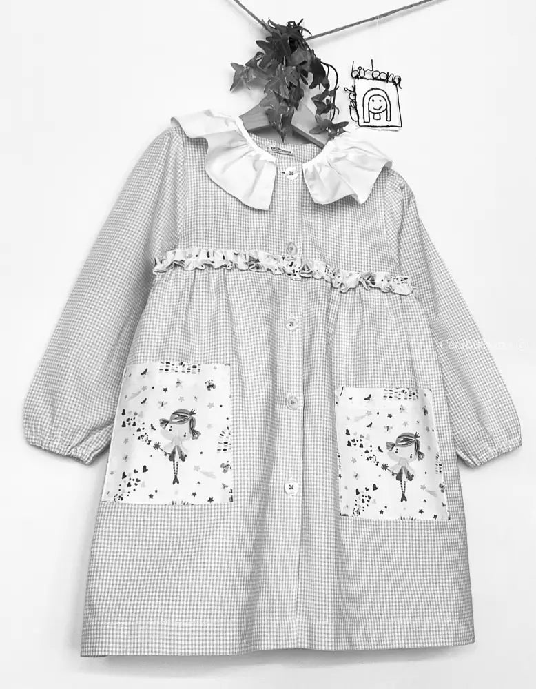 Riservato per Emma Il grembiulino con le topoline ballerine grembiule asilo bimba