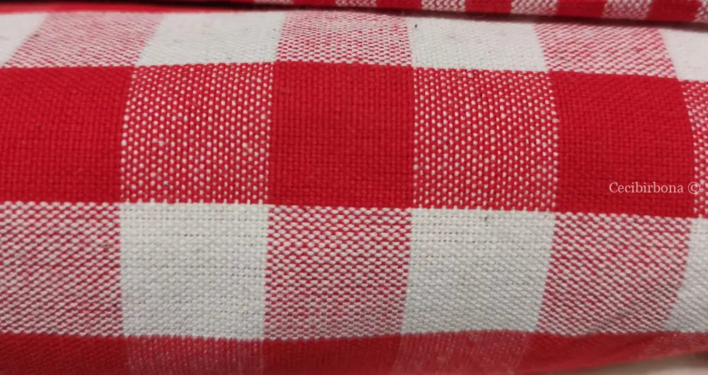 Riservato per Enrique Grembiule da cucina per donna in cotone a quadri rossi grembiule donna tessuti moderni