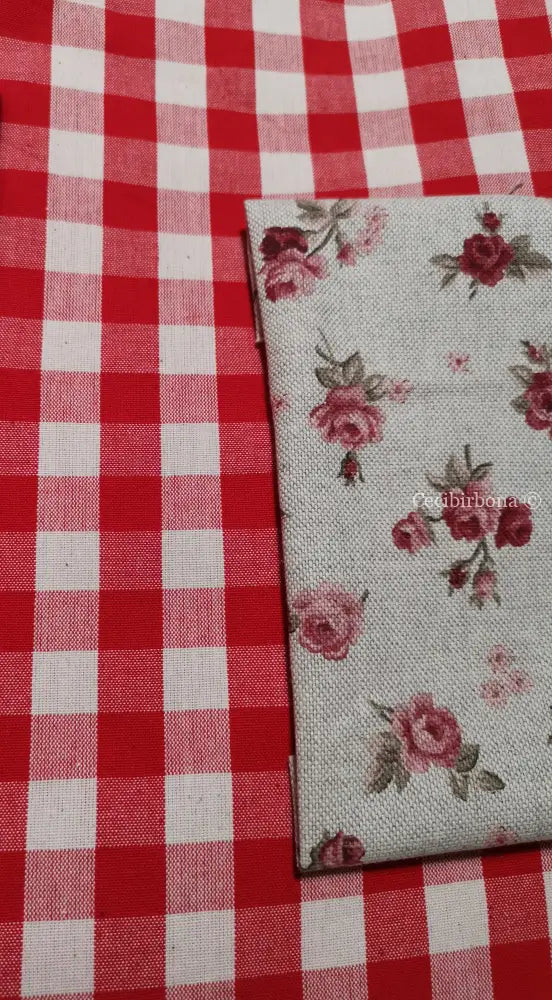 Riservato per Enrique Grembiule da cucina per donna in cotone a quadri rossi grembiule donna tessuti moderni