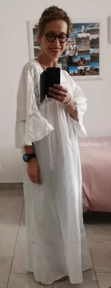 RISERVATO PER IRENE Camicia da notte antica