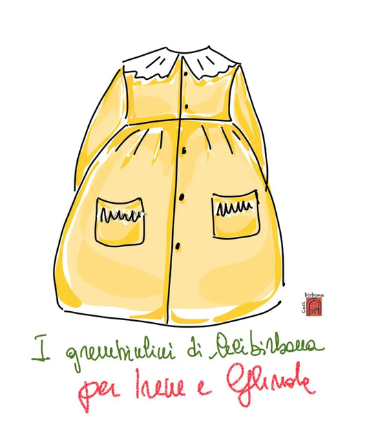 Riservato per Irene e Glenda grembiulini asilo saldo ordine grembiule scuola bimba