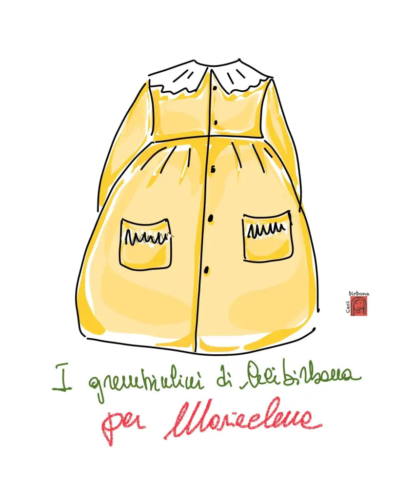 Riservato per Mariaelena grembiule elementari per bimba grembiule scuola bimba