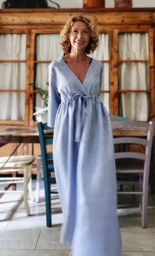 Riservato per Monica Abito in sangallo bianco TAGLIA 50 abito donna