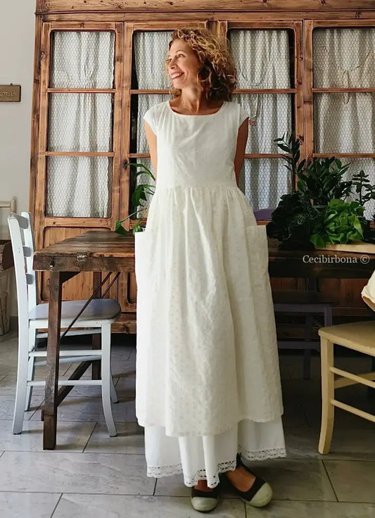 Riservato per Nadia grembiule donna tessuti moderni