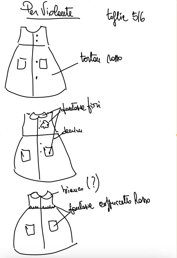 Riservato per Violante grembiulini asilo grembiule scuola bimba