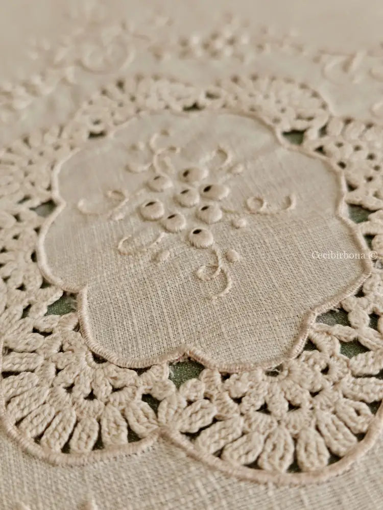 Telo da bagno ricamato Asciugamano vintage