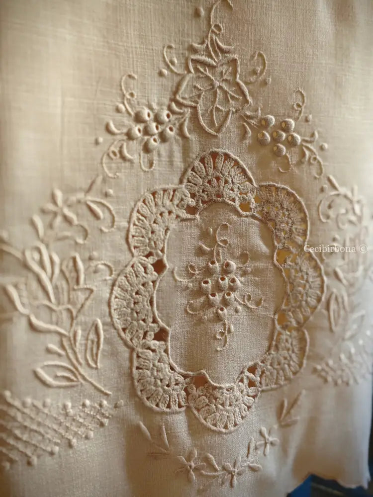 Telo da bagno ricamato Asciugamano vintage