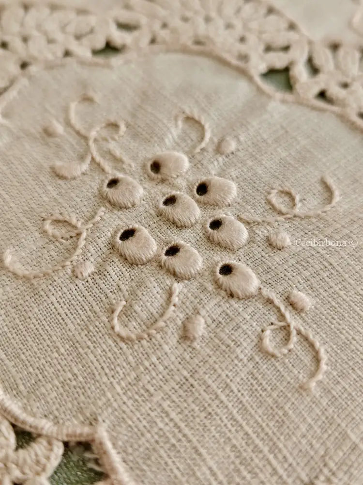 Telo da bagno ricamato Asciugamano vintage