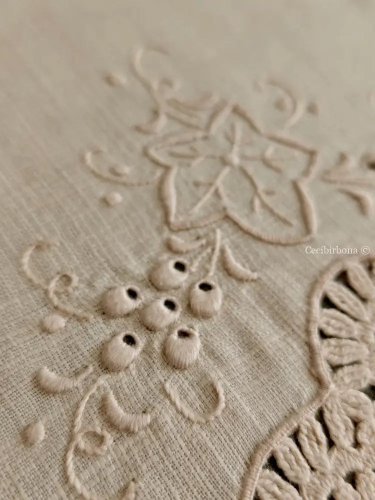 Telo da bagno ricamato Asciugamano vintage