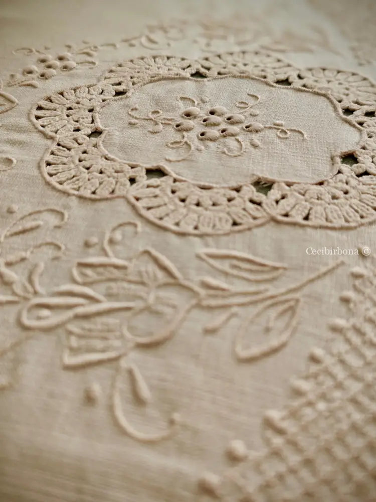 Telo da bagno ricamato Asciugamano vintage