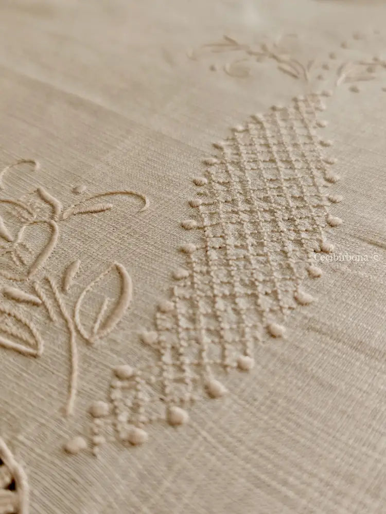 Telo da bagno ricamato Asciugamano vintage