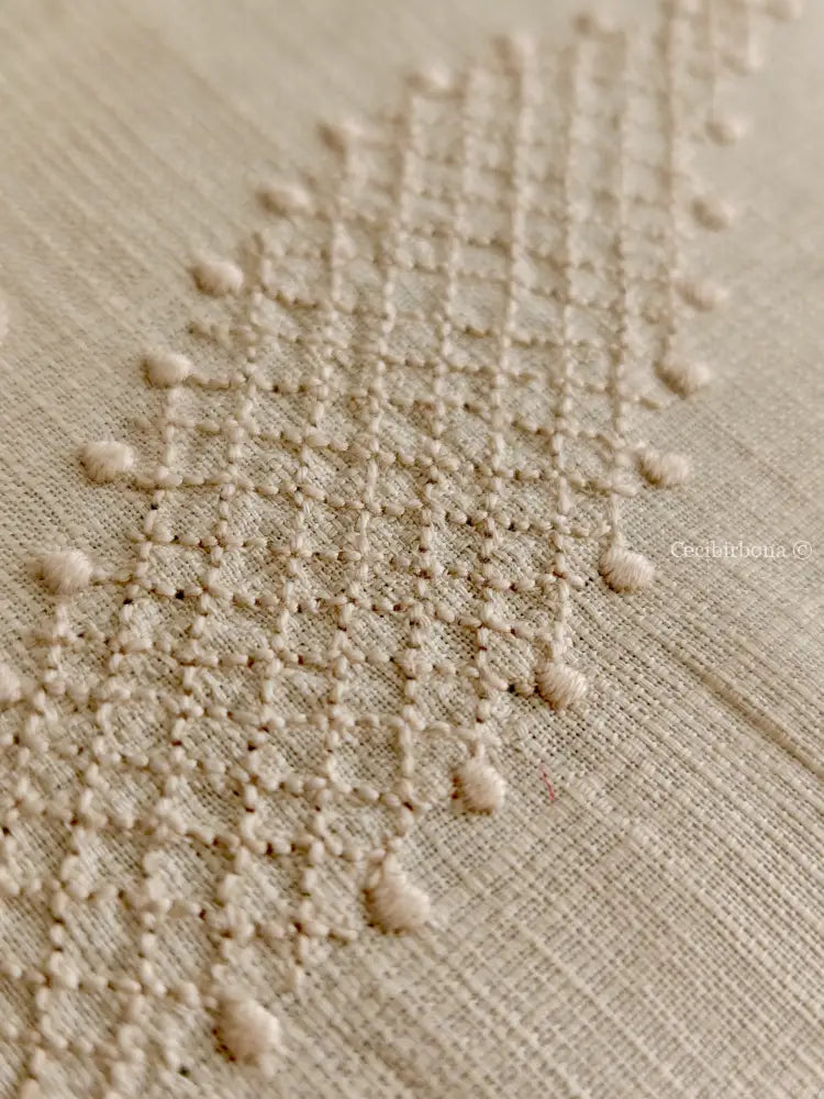 Telo da bagno ricamato Asciugamano vintage