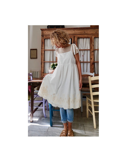 Cotton broderie anglaise sundress for women